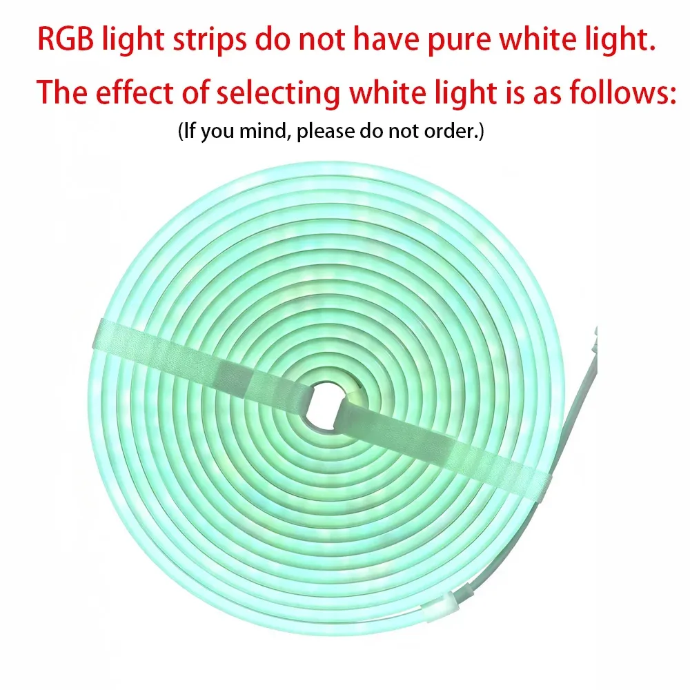 Effets lumineux du ruban néon RGB
