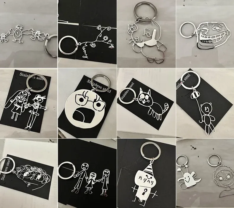 Porte-clés personnalisé en situation