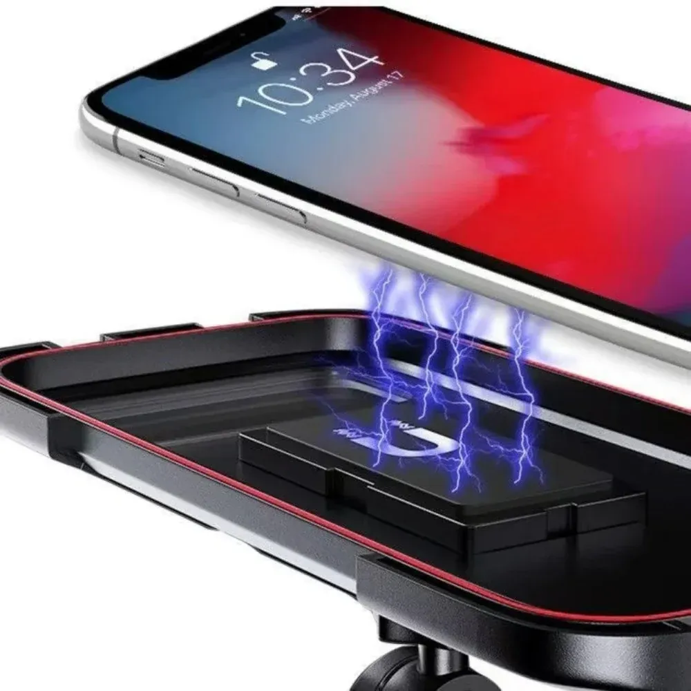 Support de téléphone pour moto imperméable, magnétique et universel, pivotant à 360° pour vélo 4