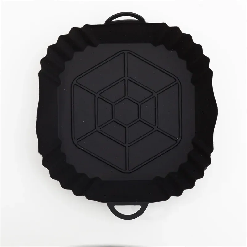 Moule en silicone réutilisable pour friteuse à air, antiadhésif et résistant à la chaleur 9