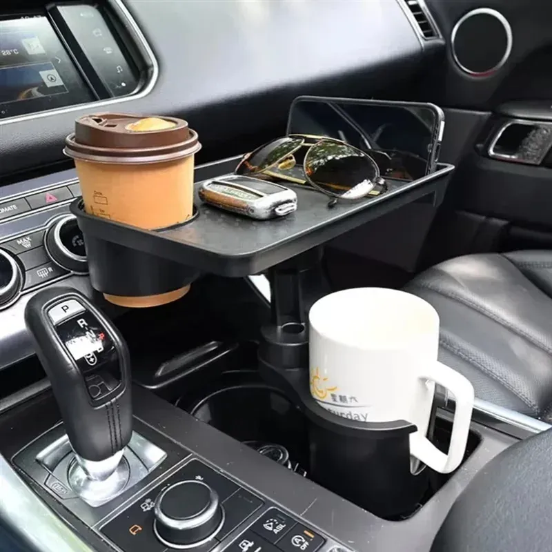 Porte-gobelet rotatif 360° pour voiture, réglable, à double emplacement 3