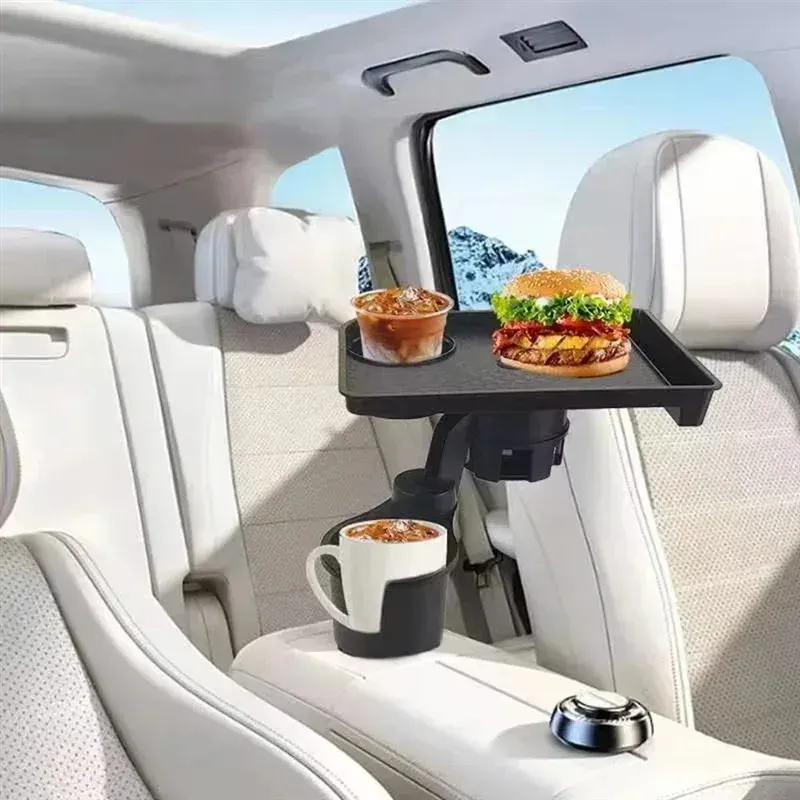Porte-gobelet rotatif 360° pour voiture, réglable, à double emplacement 2