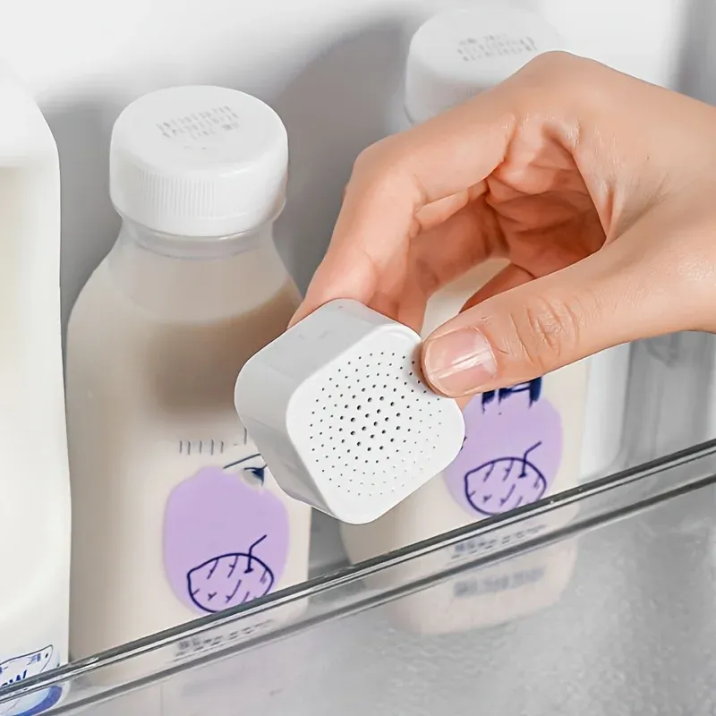 Sachets purifiants au charbon actif en situation d'utilisation