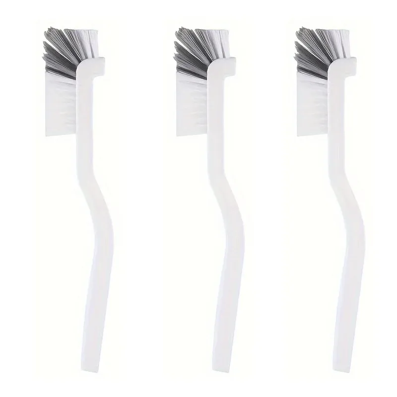 Brosse de nettoyage à long manche et poils rigides pour vaisselle, évier, rail de fenêtre et angles, lot de 1 ou 3 pièces 8
