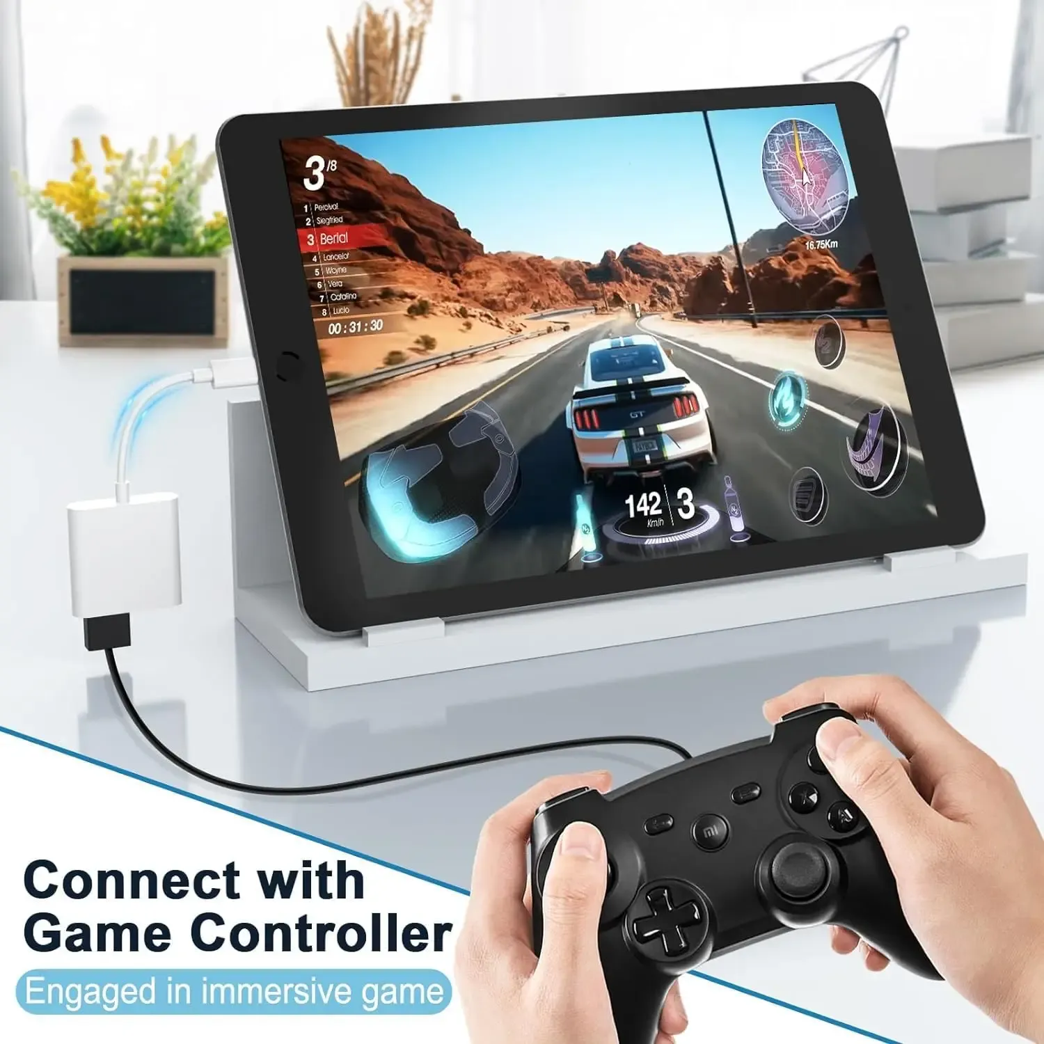 Lecteur de carte USB-C utilisé avec un smartphone
