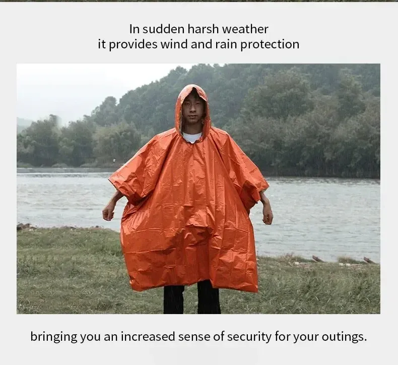 Poncho imperméable d'urgence, vue 3