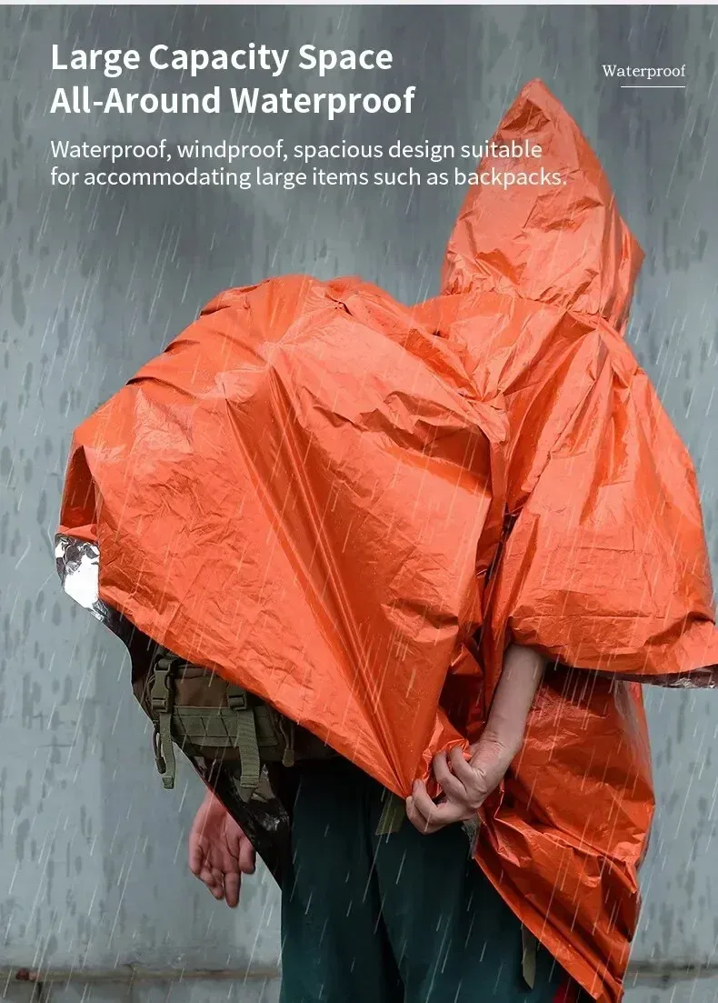 Poncho imperméable d'urgence, vue 5