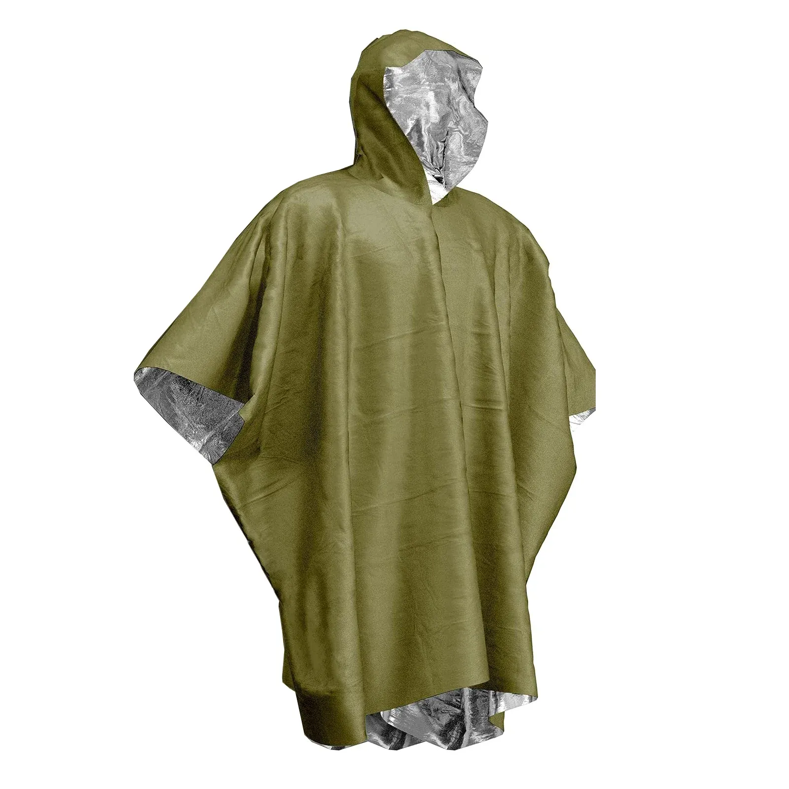Poncho imperméable d'urgence et couverture de survie, isolation contre le froid, idéal pour le camping 6