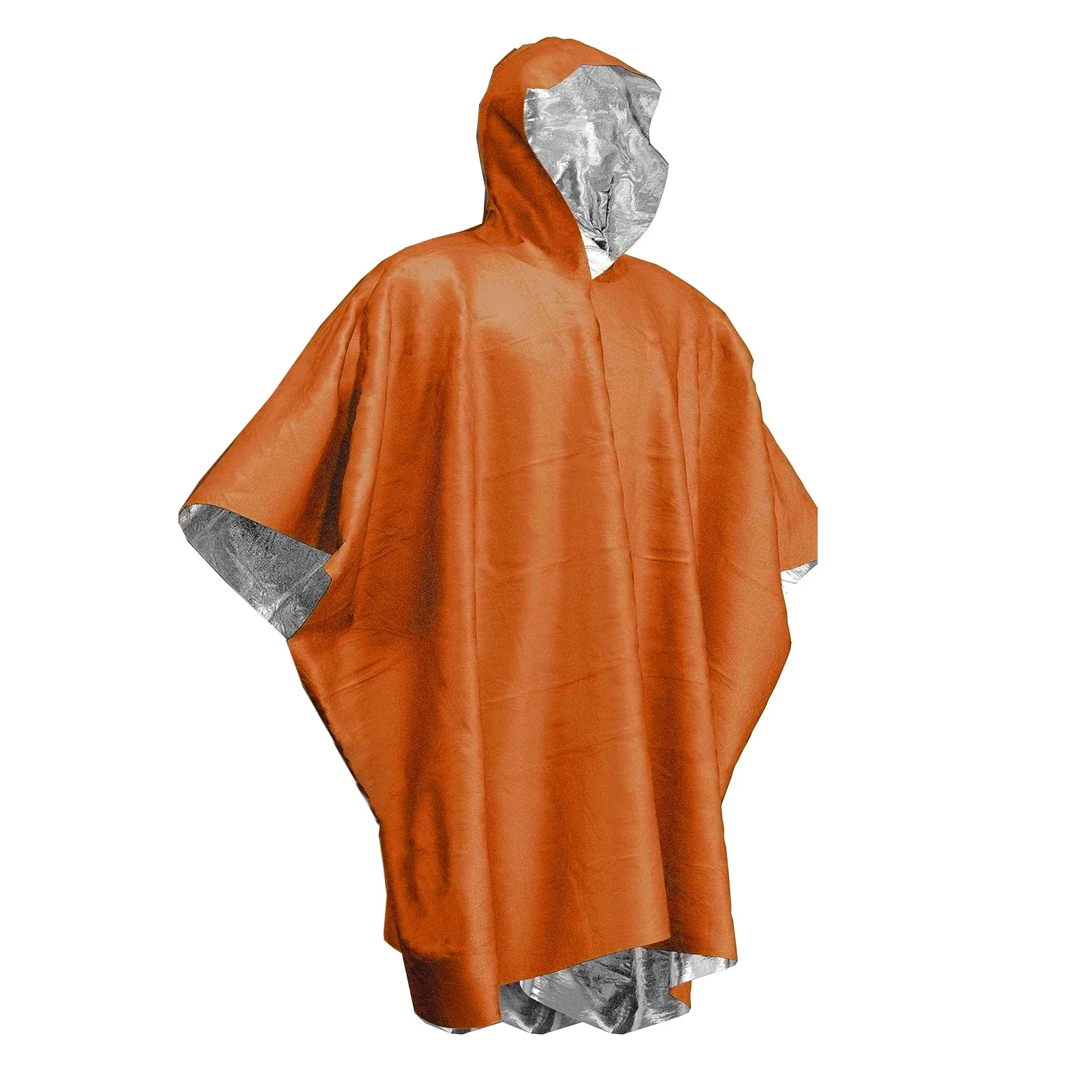 Poncho imperméable d'urgence et couverture de survie, isolation contre le froid, idéal pour le camping 7