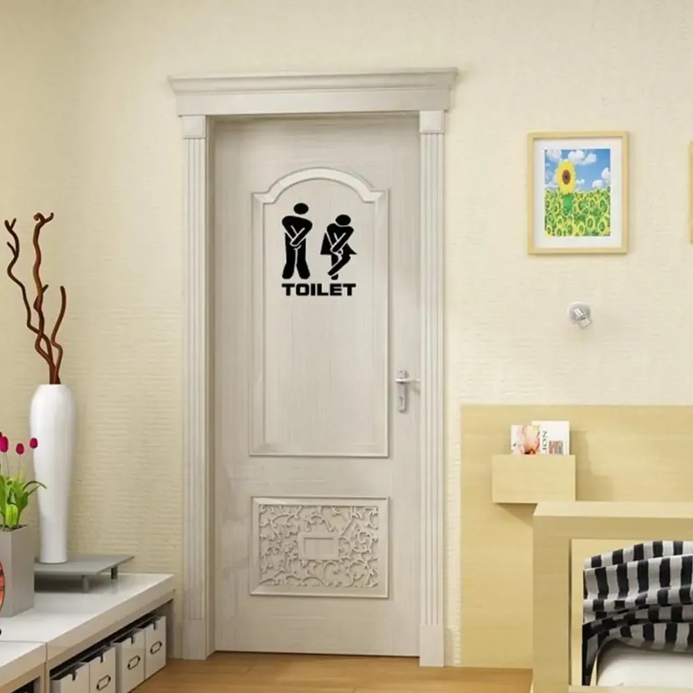 Sticker mural ludique pour salle de bain, finition vinyle