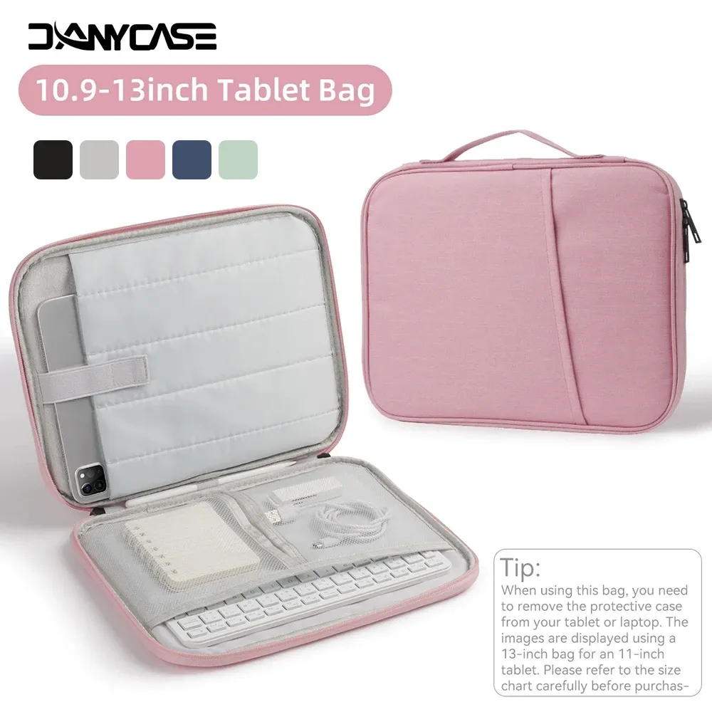 Housse de protection rembourrée pour ordinateur portable 11 à 13 pouces, compatible iPad, MacBook, Xiaomi, ASUS, Huawei et Lenovo
