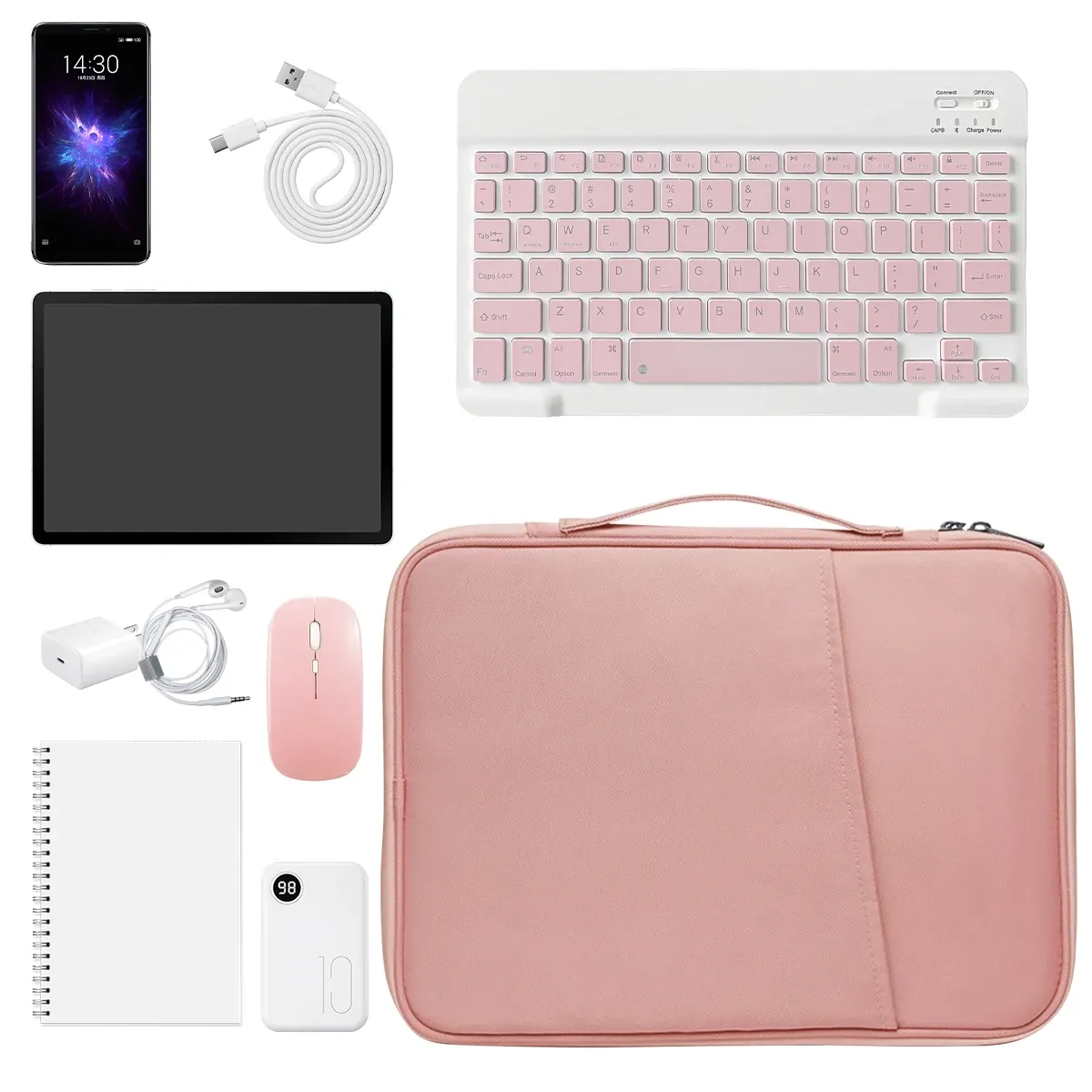 Étui de protection pour tablette en situation d'utilisation