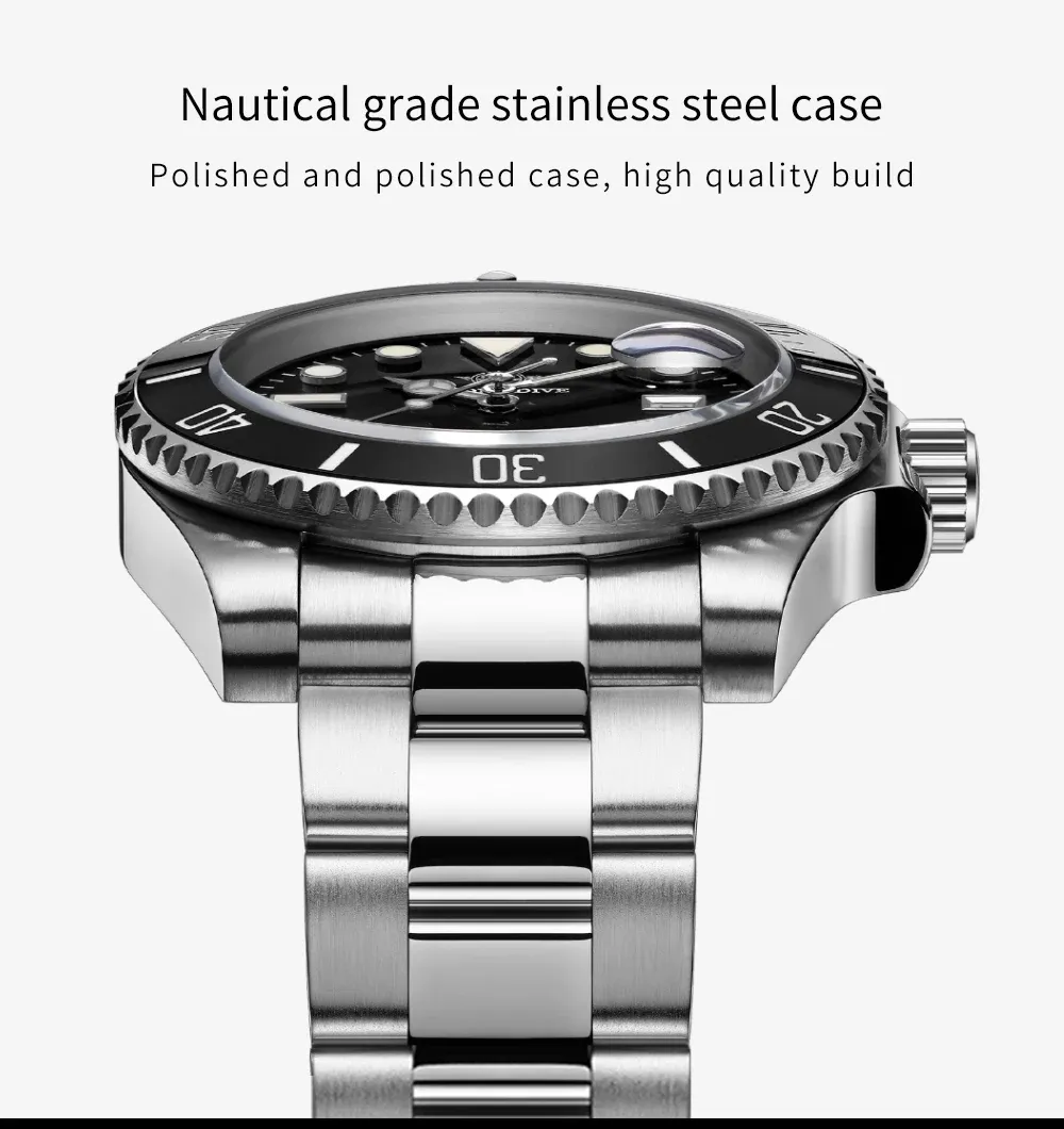 Couronne vissée de la montre ADDIESDIVE H3