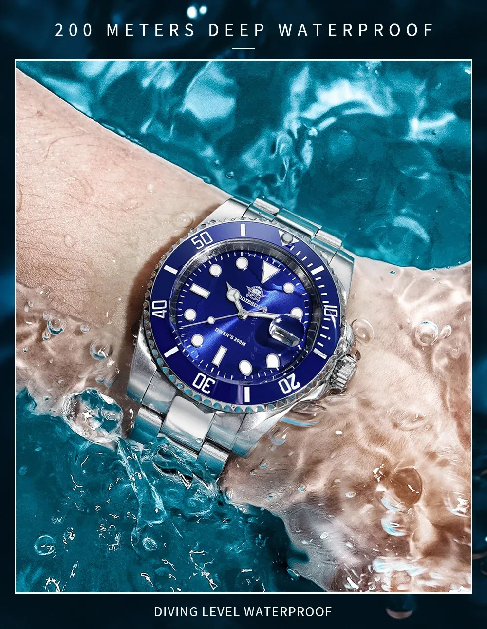 Montre ADDIESDIVE H3 sous différents angles