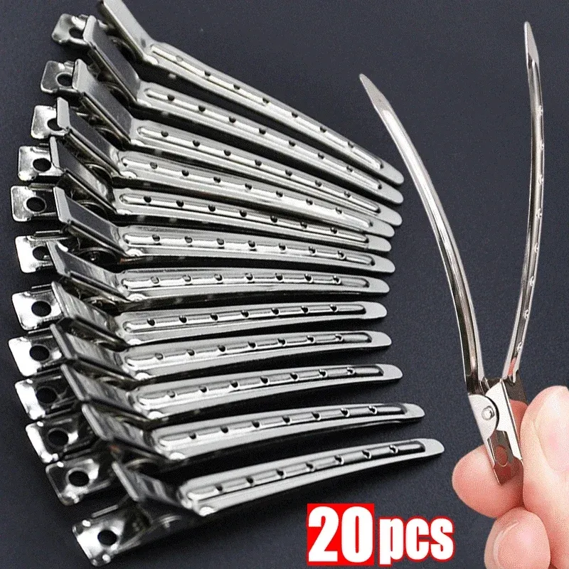 Pinces de séparation en acier et métal pour femmes, outil de coiffure et de soins capillaires - Image 1