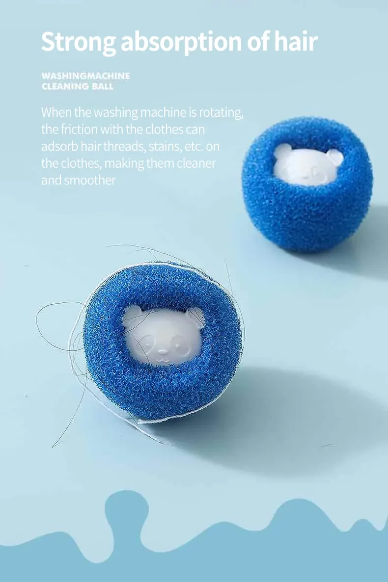 Capture des poils et peluches en machine