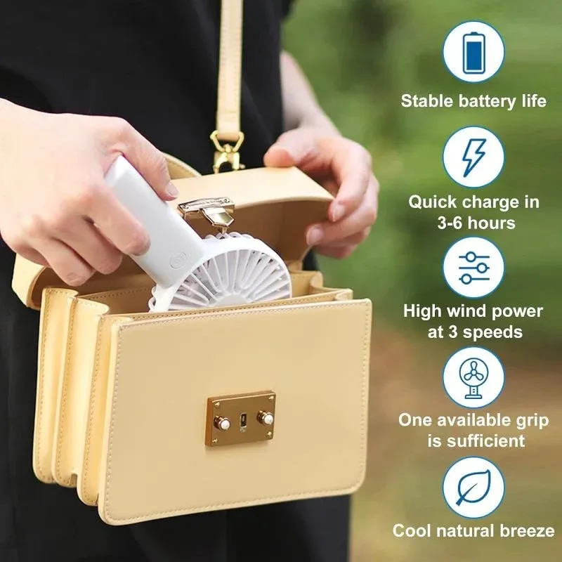 Ventilateur portable USB, détail produit