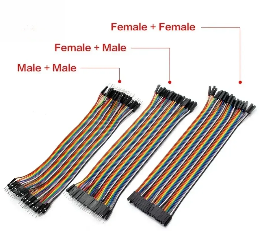 Câble de raccordement Dupont 20 broches mâle-mâle, femelle-femelle, mâle-femelle, 10 cm, 20 cm, 30 cm, pour kit de bricolage Arduino 3