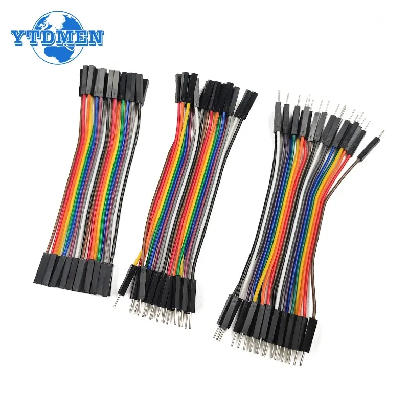 Câble de raccordement Dupont 20 broches mâle-mâle, femelle-femelle, mâle-femelle, 10 cm, 20 cm, 30 cm, pour kit de bricolage Arduino 2