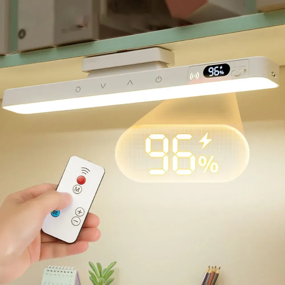 Lampe de table tactile magnétique rechargeable avec batterie intégrée, idéale pour la lecture, le chevet et le miroir 1
