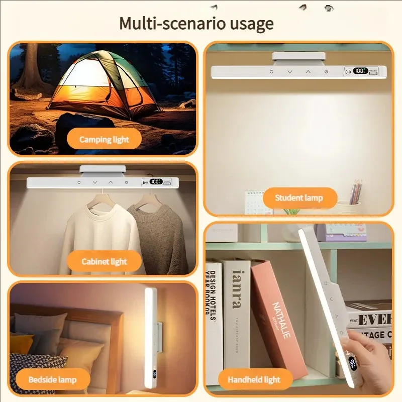 Lampe de table fixée sur une surface métallique