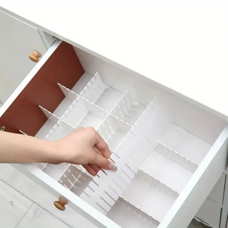 Organisateur de tiroir ajustable pour chambre, idéal pour sous-vêtements et chaussettes