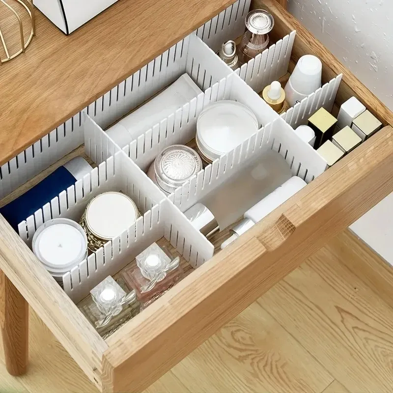 Organisateur de tiroir ajustable pour chambre, idéal pour sous-vêtements et chaussettes 3