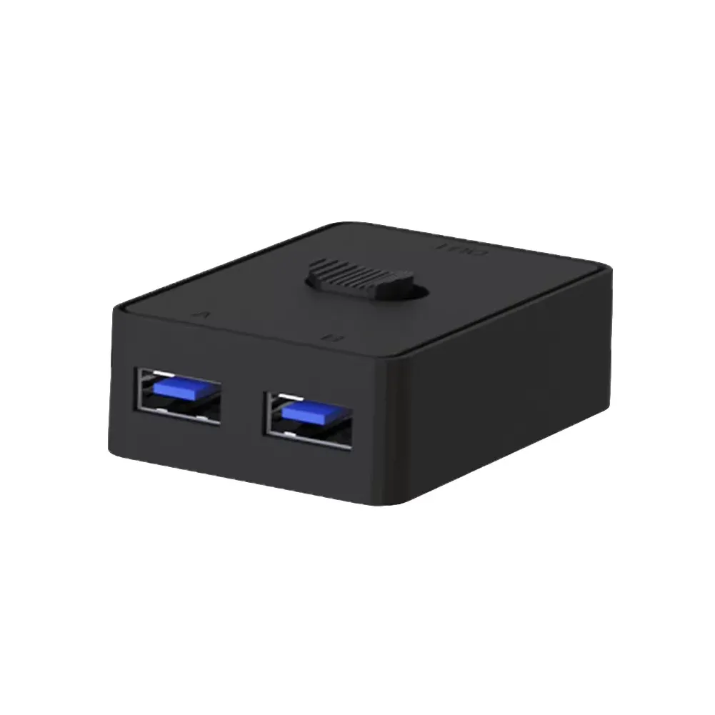 Commutateur KVM USB 3.0 1x2/2x1, répartiteur de contrôleur partagé bidirectionnel pour ordinateur portable, clavier, souris, imprimante, hub USB 7