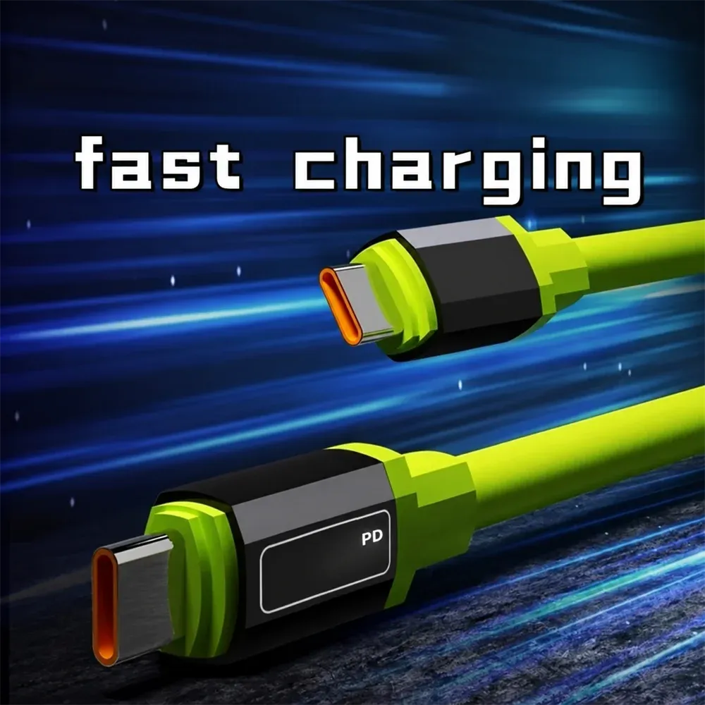Câble de charge ultra-rapide USB-C vers USB-C, chargeur universel haute puissance pour iPhone 16, 15, 14, Xiaomi, Huawei, Samsung 2
