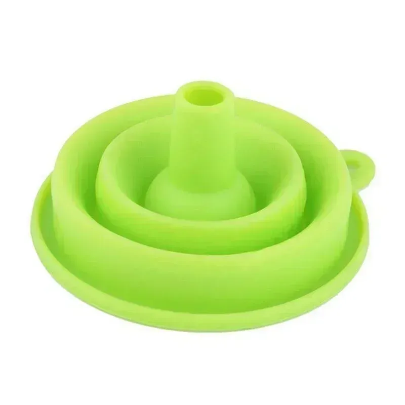 Mini entonnoir de cuisine pliable en gel de silicone 4