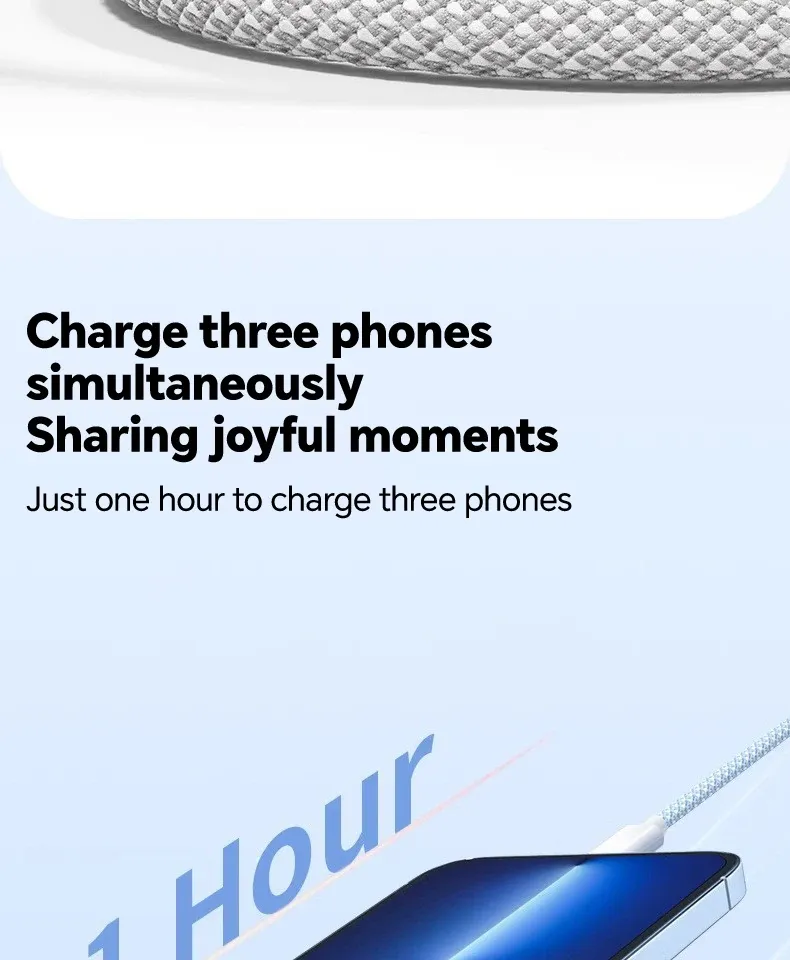 Connecteurs du câble de charge rapide 3 en 1