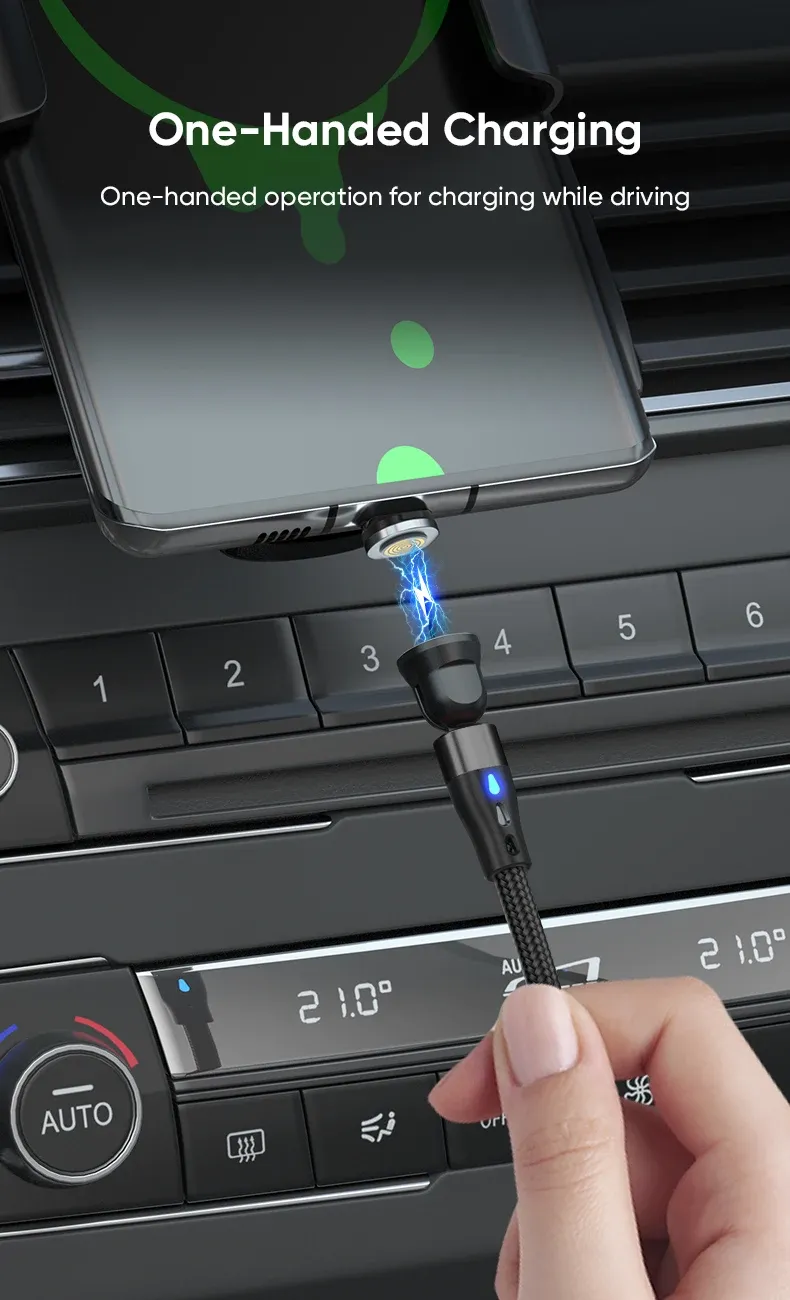 Câble magnétique USB C, lifestyle