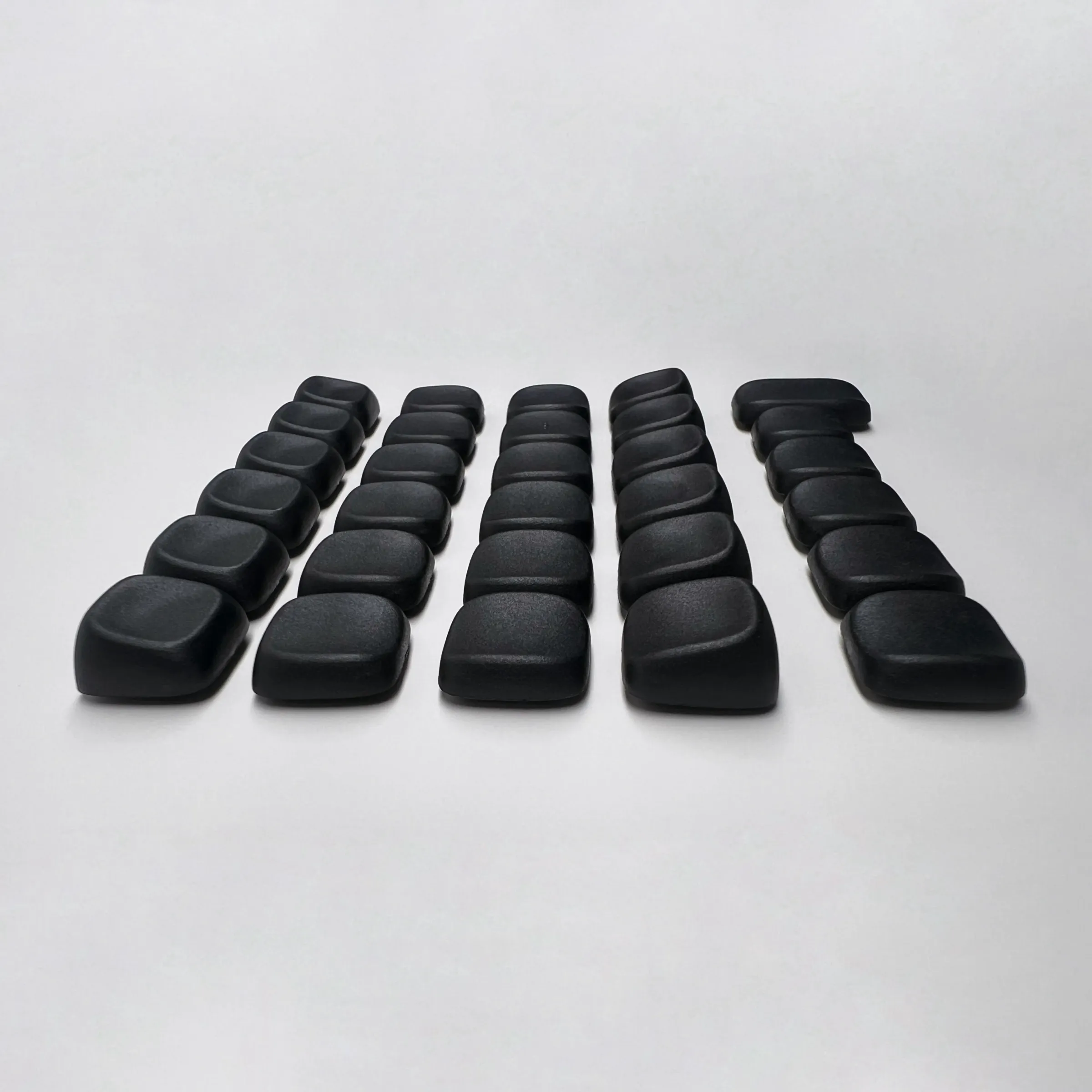 KLP Lamé Keycaps - Capuchons de touches en PBT moulés par injection à profil bas pour switches Kailh Choc V1, Choc V2 et MX 5