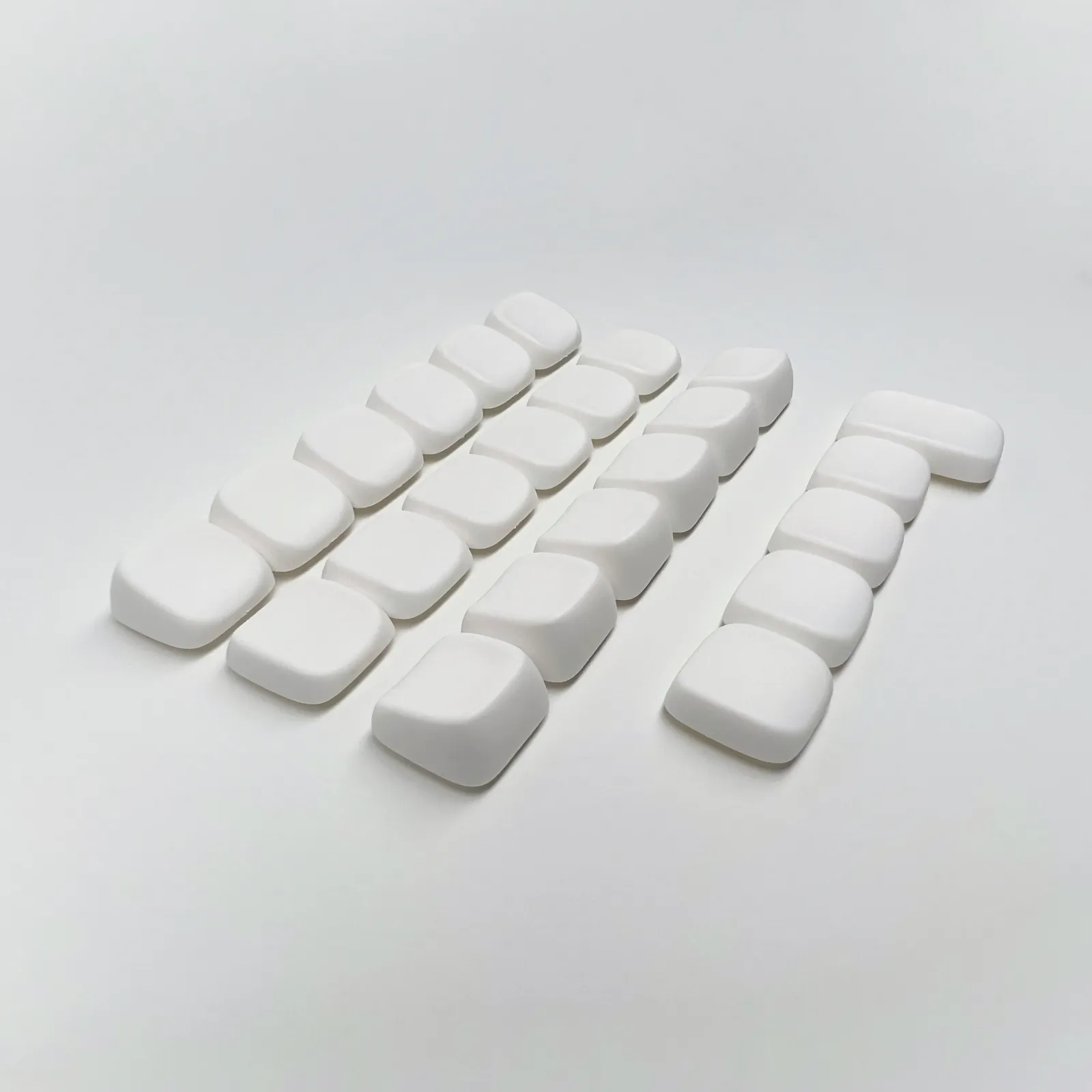 Détail des capuchons KLP Lamé pour clavier à 3 rangées