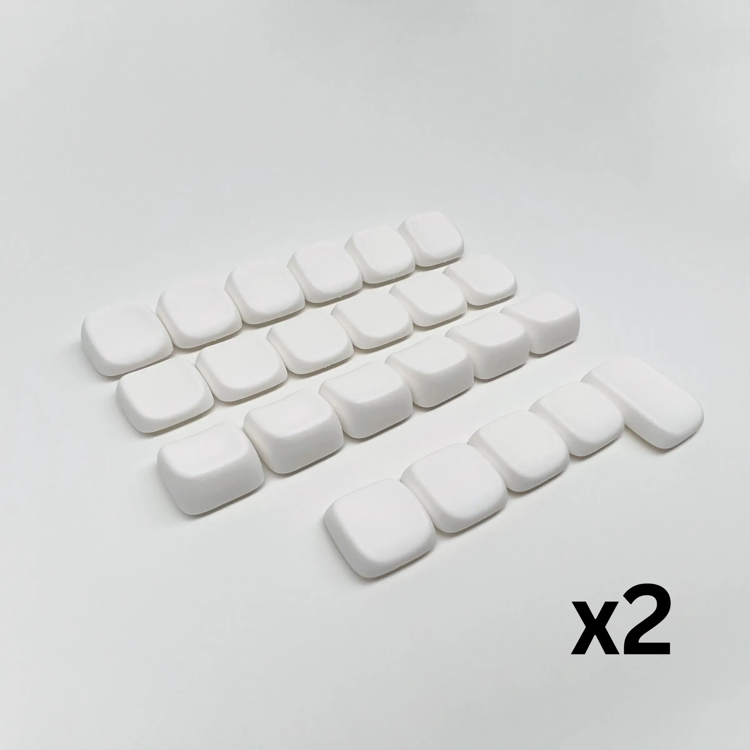 KLP Lamé Keycaps - Capuchons de touches en PBT moulés par injection à profil bas pour switches Kailh Choc V1, Choc V2 et MX 7