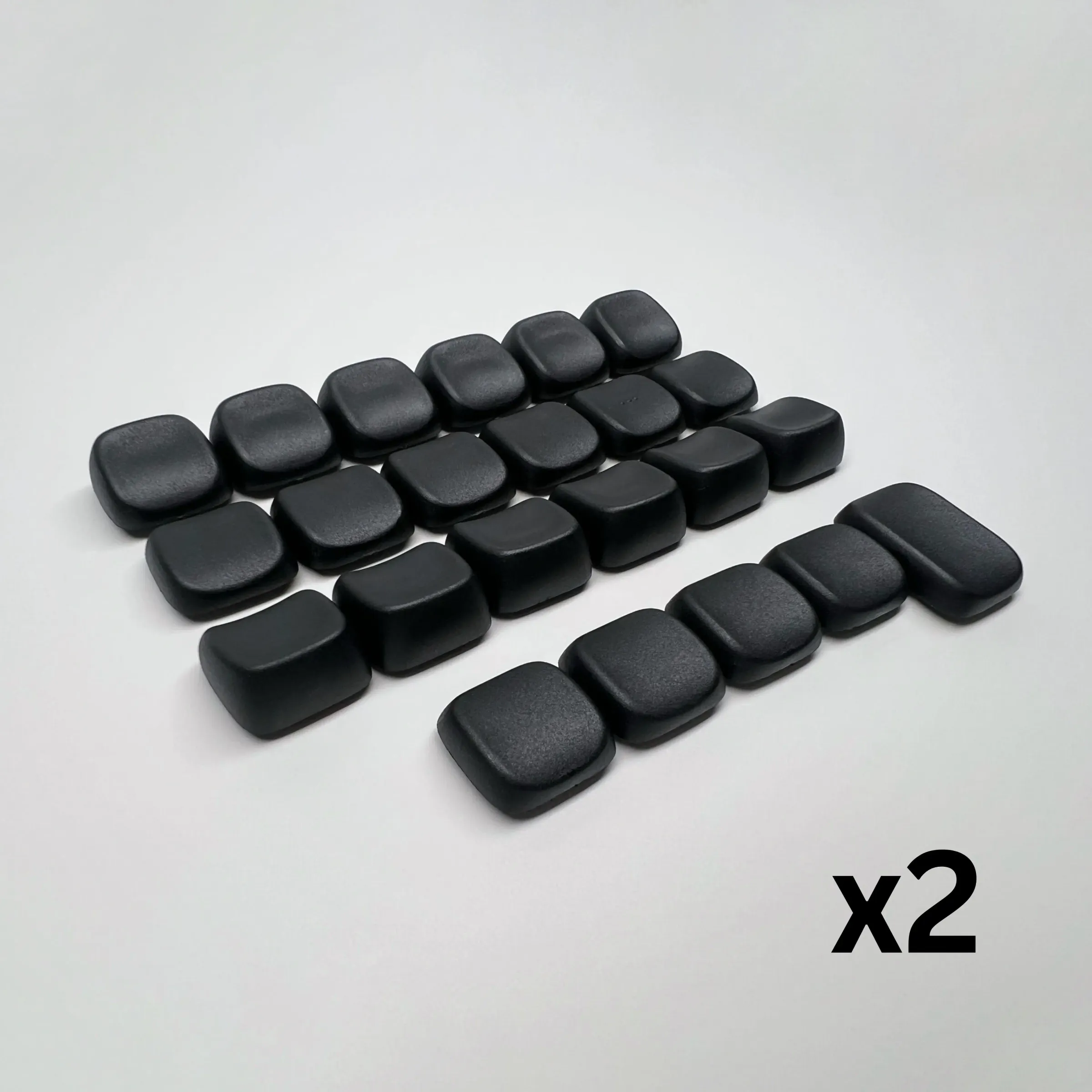 KLP Lamé Keycaps - Capuchons de touches en PBT moulés par injection à profil bas pour switches Kailh Choc V1, Choc V2 et MX 6