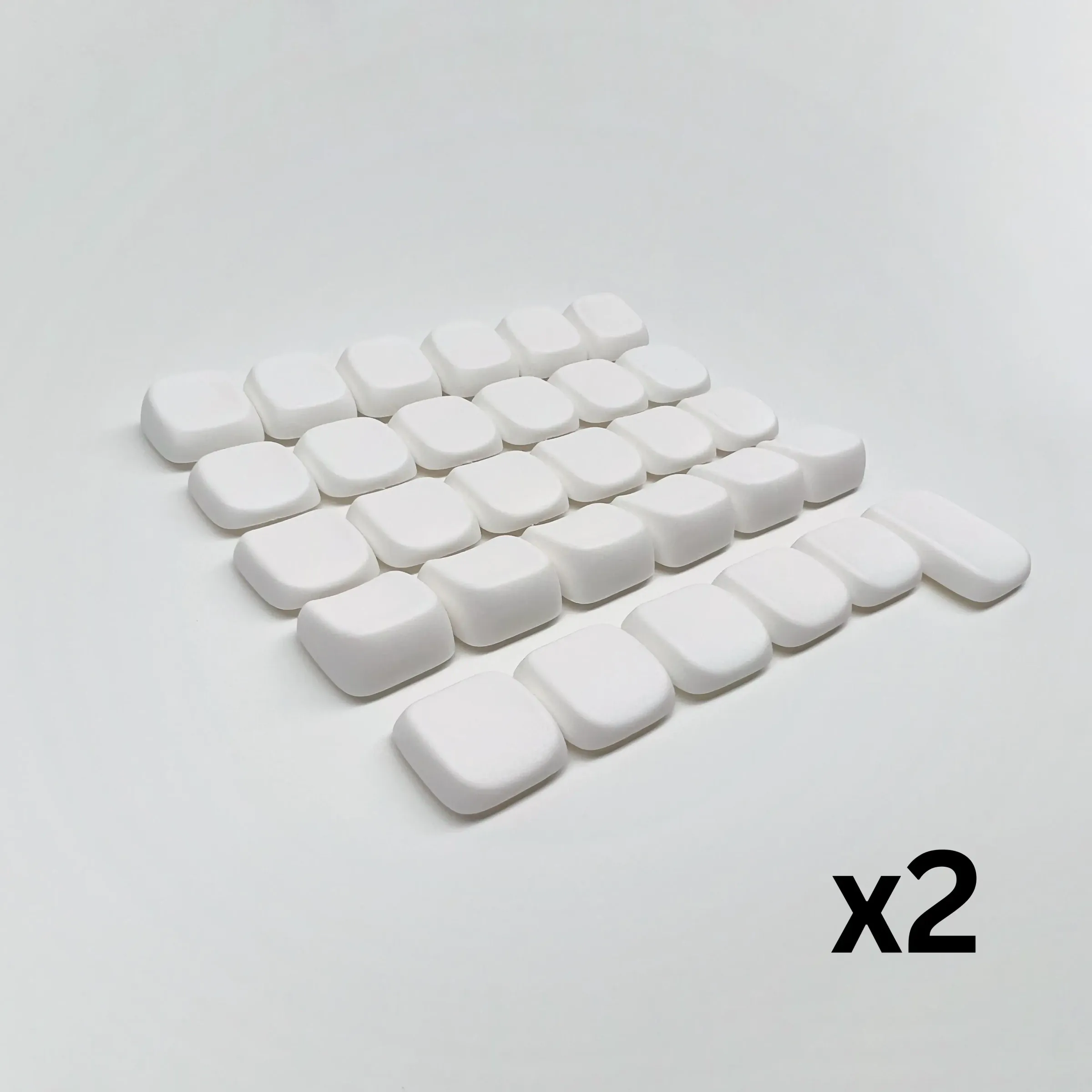 KLP Lamé Keycaps - Capuchons de touches en PBT moulés par injection à profil bas pour switches Kailh Choc V1, Choc V2 et MX 9