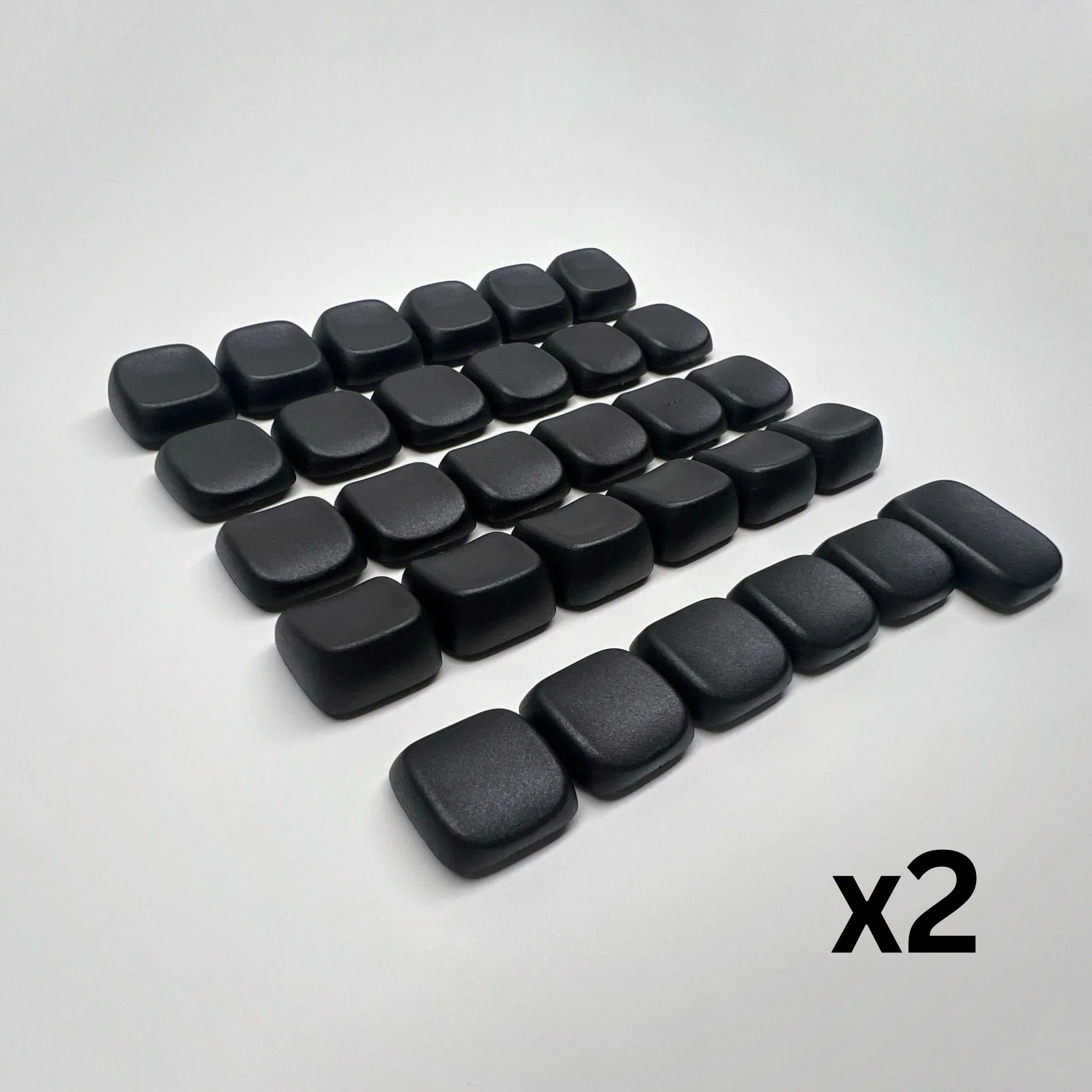 KLP Lamé Keycaps - Capuchons de touches en PBT moulés par injection à profil bas pour switches Kailh Choc V1, Choc V2 et MX 8