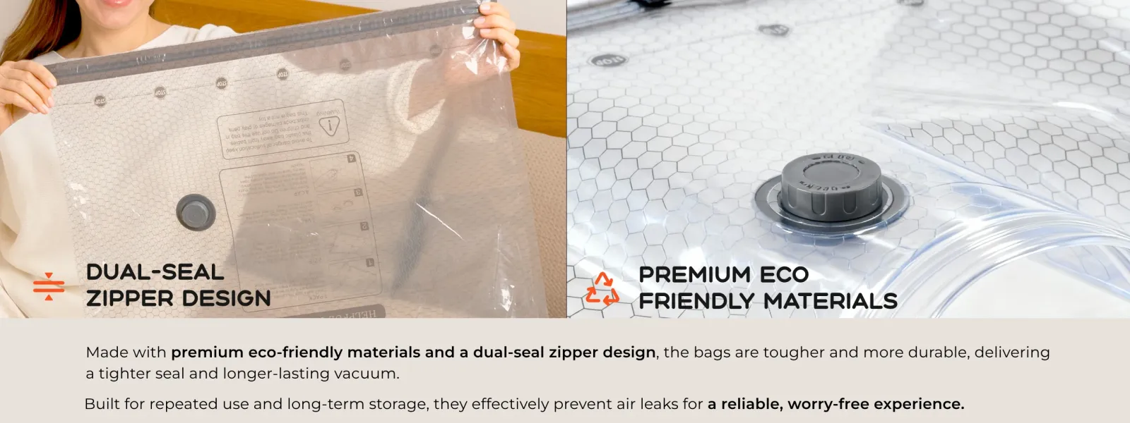 Sacs sous vide FLEXTAIL NANO pour voyage