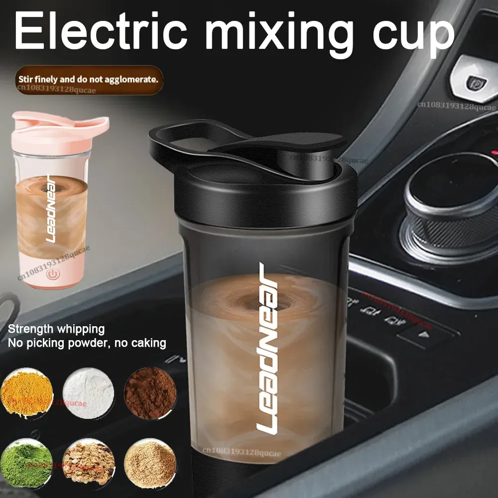 Mélangeur électrique portable rechargeable par USB, shaker de sport haute puissance pour milk-shakes et café, idéal pour le fitness en plein air, 2026