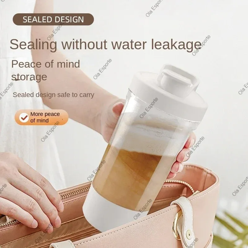 Mélangeur électrique portable rechargeable par USB, shaker de sport haute puissance pour milk-shakes et café, idéal pour le fitness en plein air, 2026 4