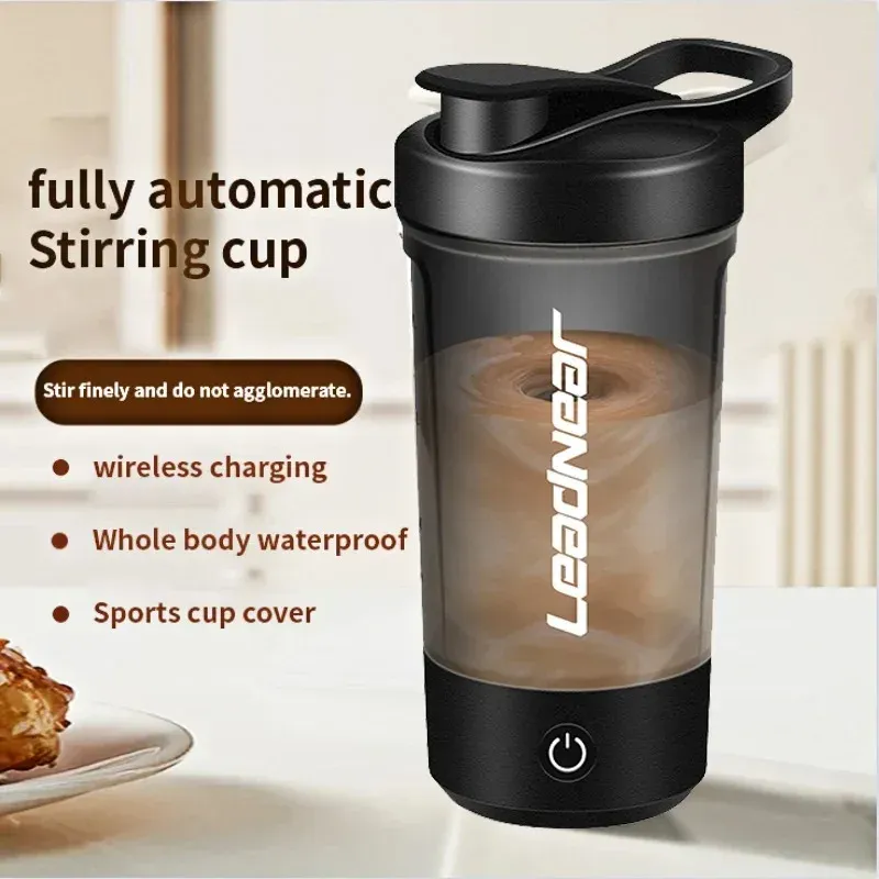 Mélangeur électrique portable rechargeable par USB, shaker de sport haute puissance pour milk-shakes et café, idéal pour le fitness en plein air, 2026 7