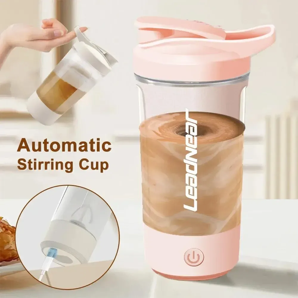 Mélangeur électrique portable rechargeable par USB, shaker de sport haute puissance pour milk-shakes et café, idéal pour le fitness en plein air, 2026 9