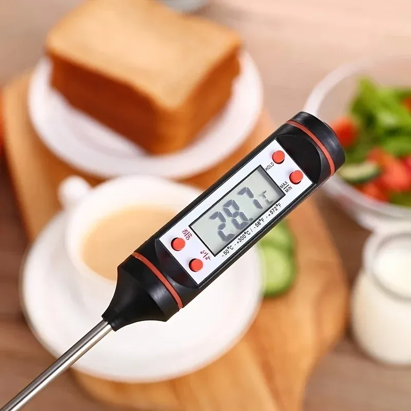 Thermomètre numérique à viande avec sonde pour barbecue et cuisson, précision 0,1 °C 5