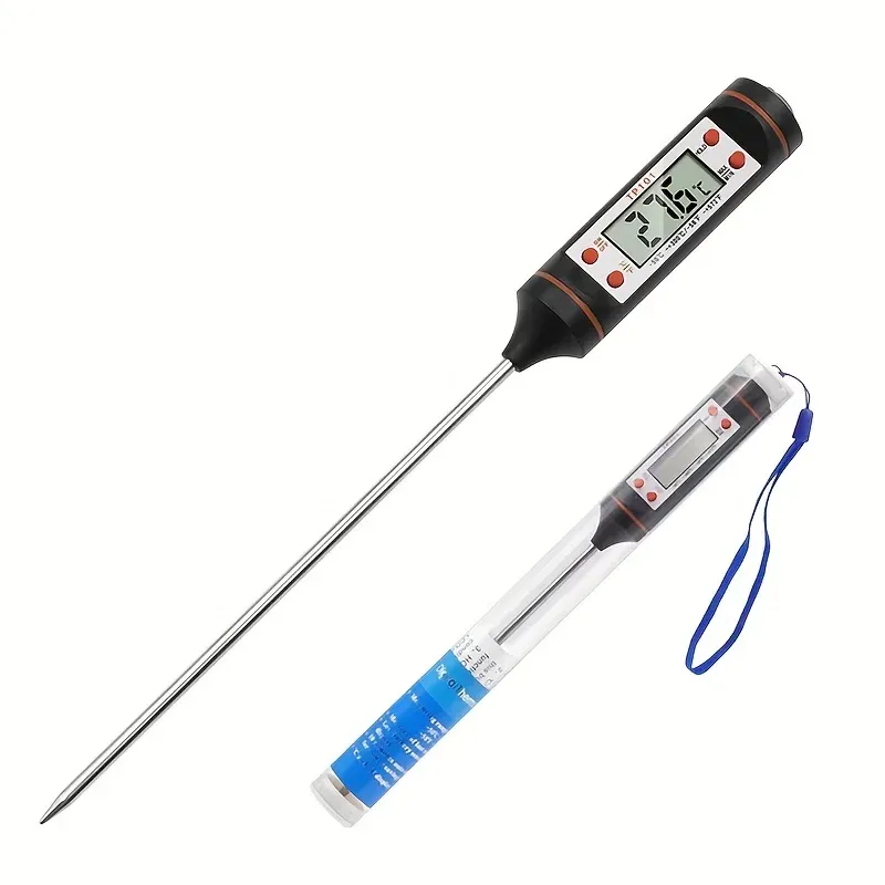 Thermomètre numérique à viande avec sonde pour barbecue et cuisson, précision 0,1 °C 8