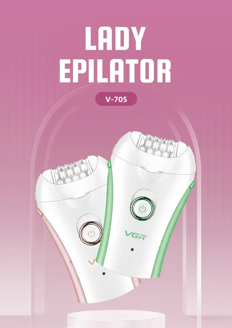 Rasoir VGR V-705 en utilisation