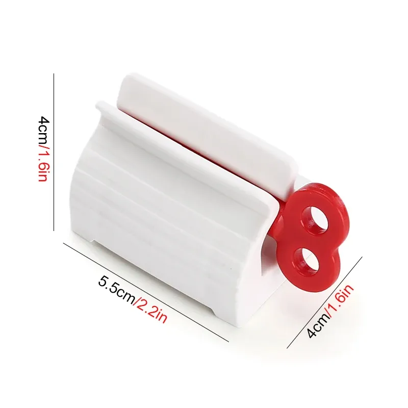 Presse-tube multifonction pour dentifrice, avec clips de nettoyage pour le visage, accessoire de salle de bain 6