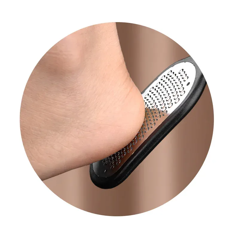 Râpe à pieds professionnelle en acier inoxydable pour l'élimination des callosités, des cors et de la peau morte, outil de pédicure 3