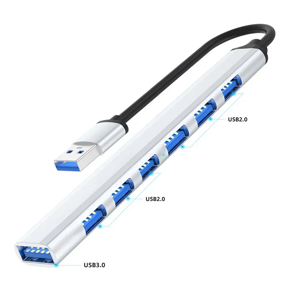 Hub USB 3.0 sous un angle élégant