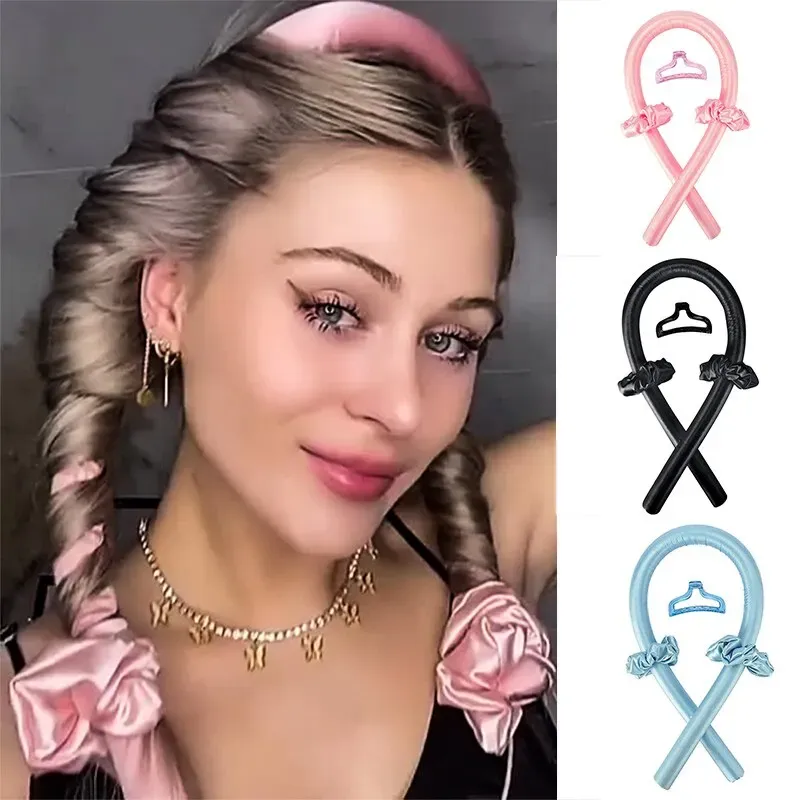 Bandeau à boucles sans chaleur pour femme, tige à friser pour cheveux doux et brillants - Image 1